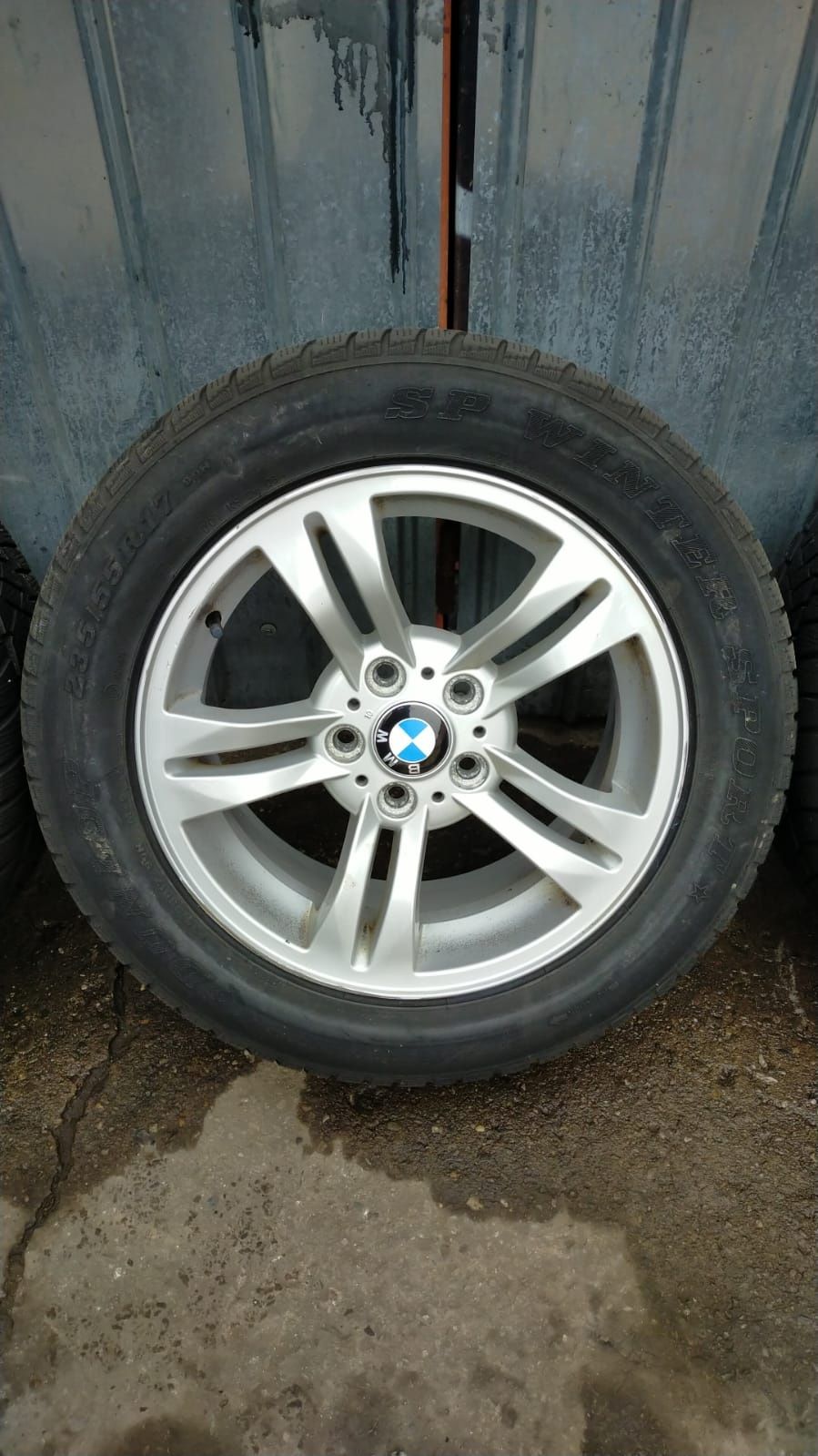 Jante aliaj originale BMW X3, 17 inch/toli, anvelope iarna 235/55/17