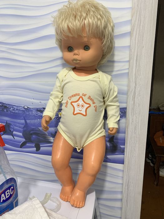 Кукла ГДР большая.