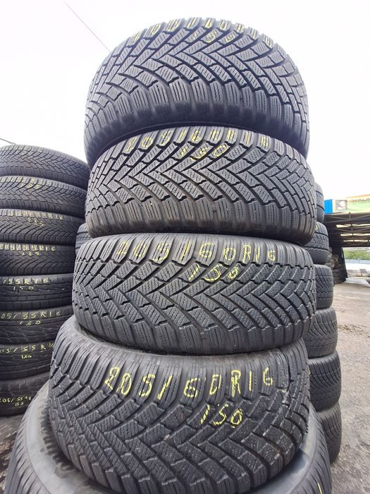 4 anvelope iarna 205/60r16 92T Continental 2018 Montaj Gratuit