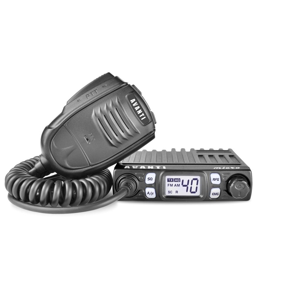 Statie emisie receptie Avanti Micro CB  kit cu antena 45 cm