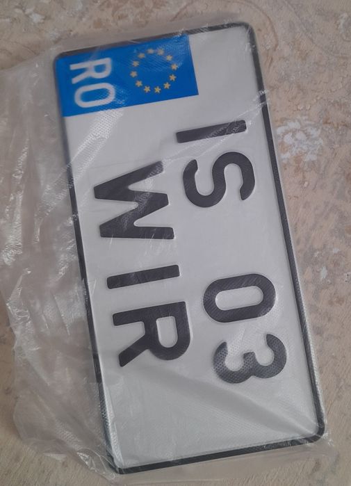 Placute auto numere auto personalizate ornamentale