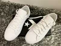 Кеды кожаные CONVERSE unisex белые! ОРИГИНАЛ!