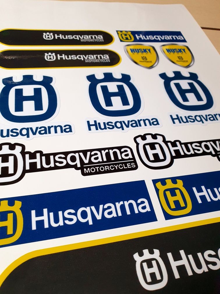 REDUCERE Stickere Husqvarna A3 sticker moto ktm husaberg