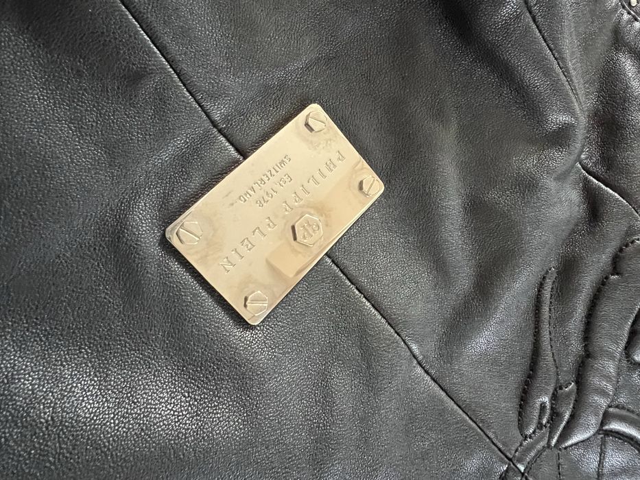 Оригинално дамско кожено яке Philipp Plein
