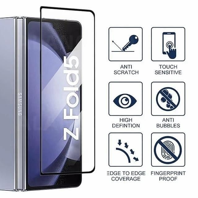 5D Стъклен Протектор за Дисплей за Samsung Galaxy Z Fold6 Fold5 Fold4