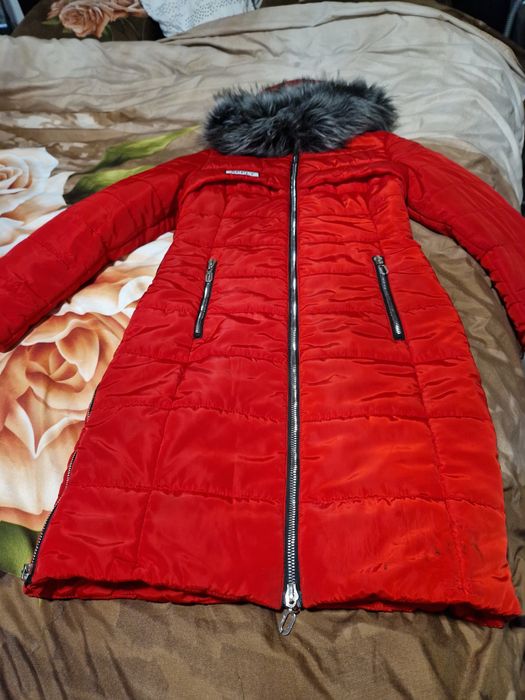 Geaca lunga de iarna matlasata