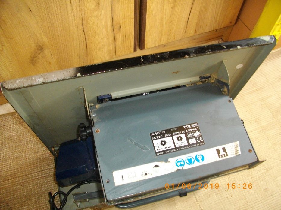 ф205мм Разгъващ 800W Ел.Настолен Циркуляр Немски-2001г Top Craft TTS80