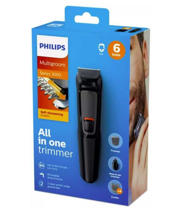Мултифункционален тример за лице 6 in 1 Philips Multigroom MG3710/15