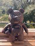 Sprayground Brown Checkered Special Ops Teddy Bear