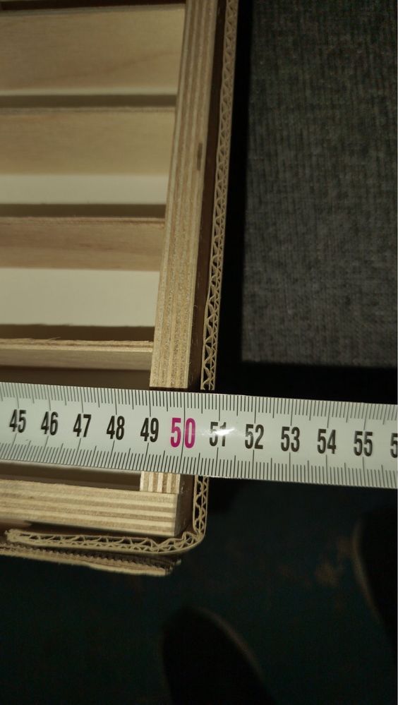 Дървен рафт, етажерка за съхранение на колички - 90 отделения, 21997