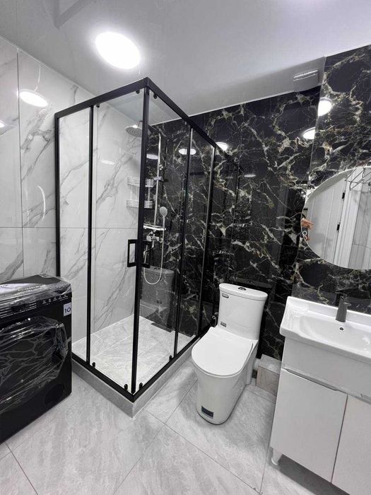 Стильная 3-комнатная студия в новостройке с дизайнерским ремонтом