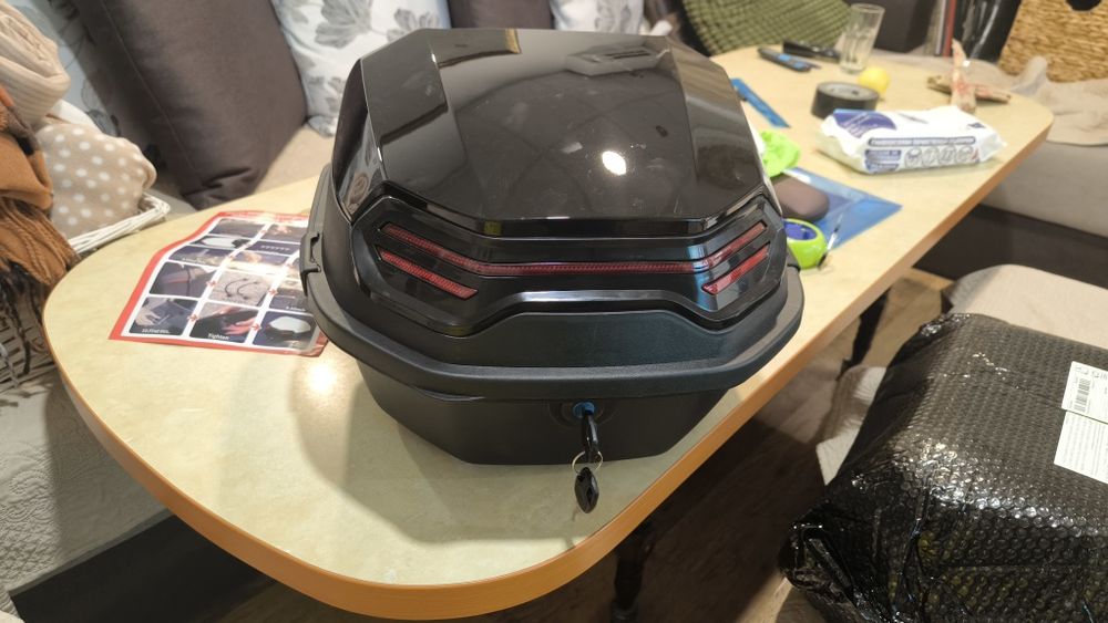 Кутия багажник за мотор или велосипед