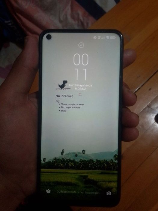 Redmi note 9 aybi yoʻq qolgani rasmda