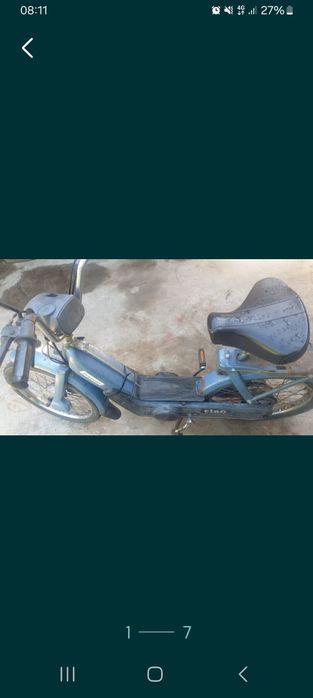Moped  cu pedale piagio ceao înscris cu talon la primărie