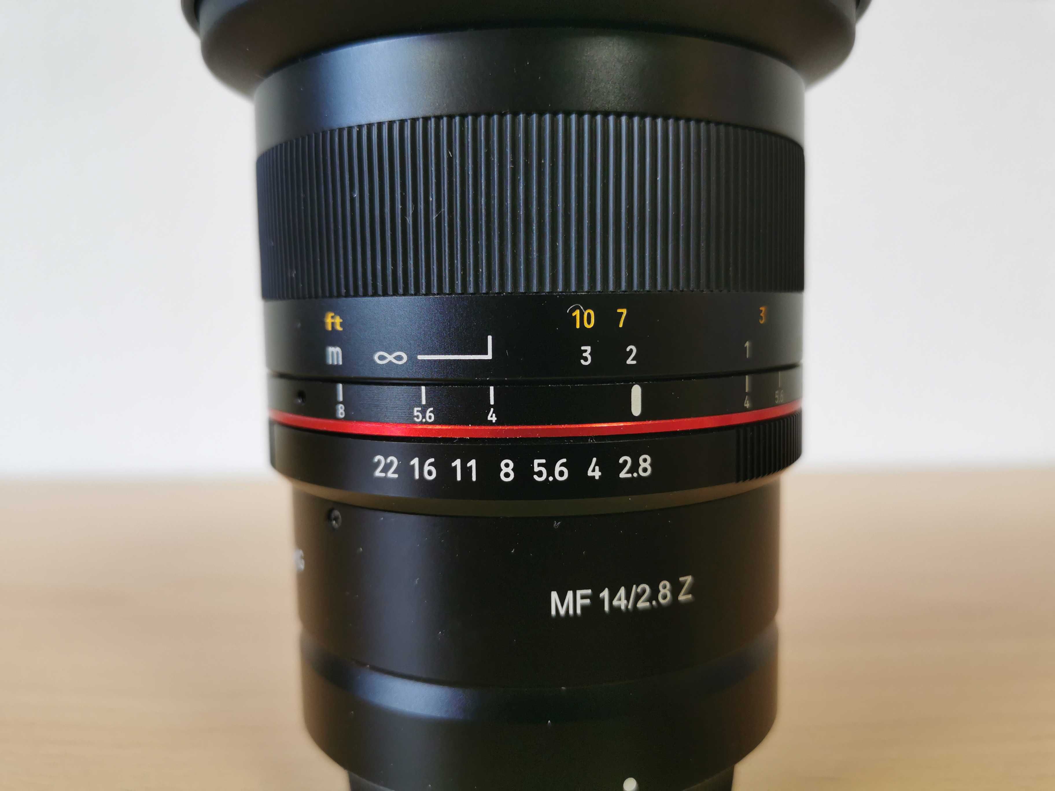 Samyang MF 14mm f/2.8 обектив за Nikon Z фотоапарати