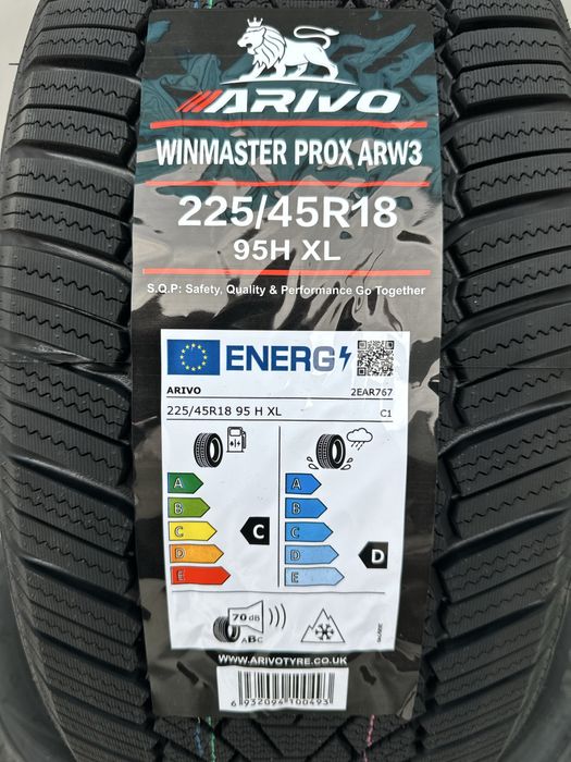 Нови зимни гуми ARIVO ARW 3 225/45R18 95H XL НОВ DOT БОРД 2254518