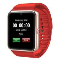 Ceas Smartwatch cu Telefon iUni GT08, Bluetooth, 1.3 MP, Red