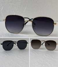 Dior Дамски слънчеви очила квадратни шестоъгълни 3цвята кафяви черни