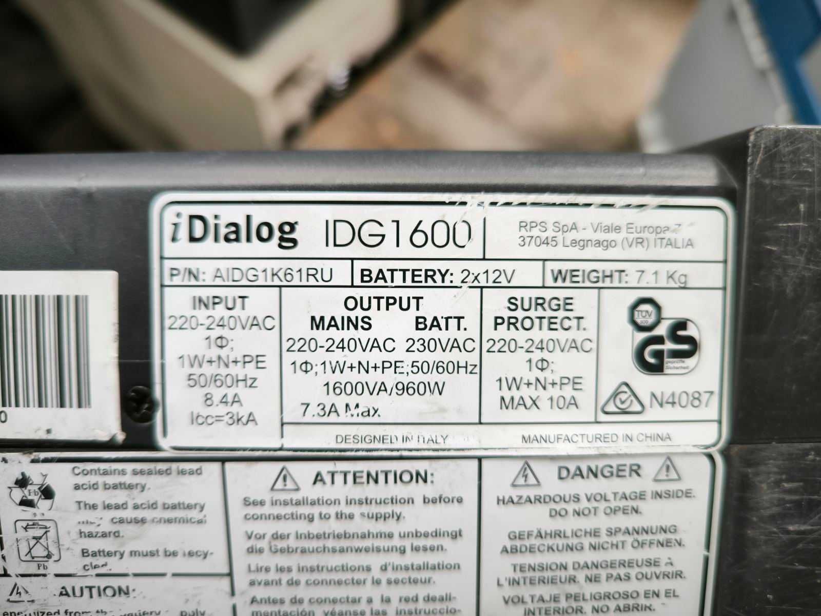 ЮПС-960W +акумулатори 60ач,UPS-960w,аварийно захранване и мн.др предл.