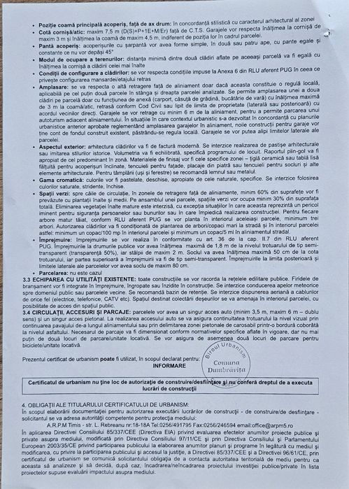 Vand teren Dumbravita