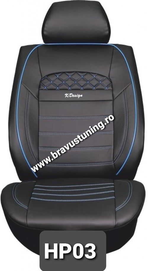 Huse scaun auto PREMIUM PIELE Eco Dedicate Touran 5 locuri INDIVIDUALE