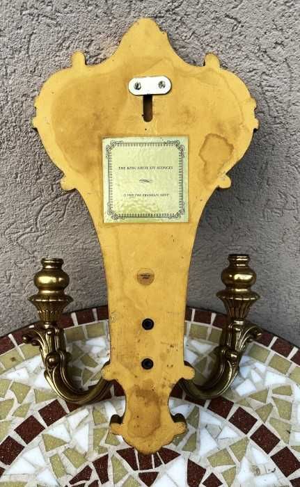 Impozant suport lumanari-Franklin Mint-Franta