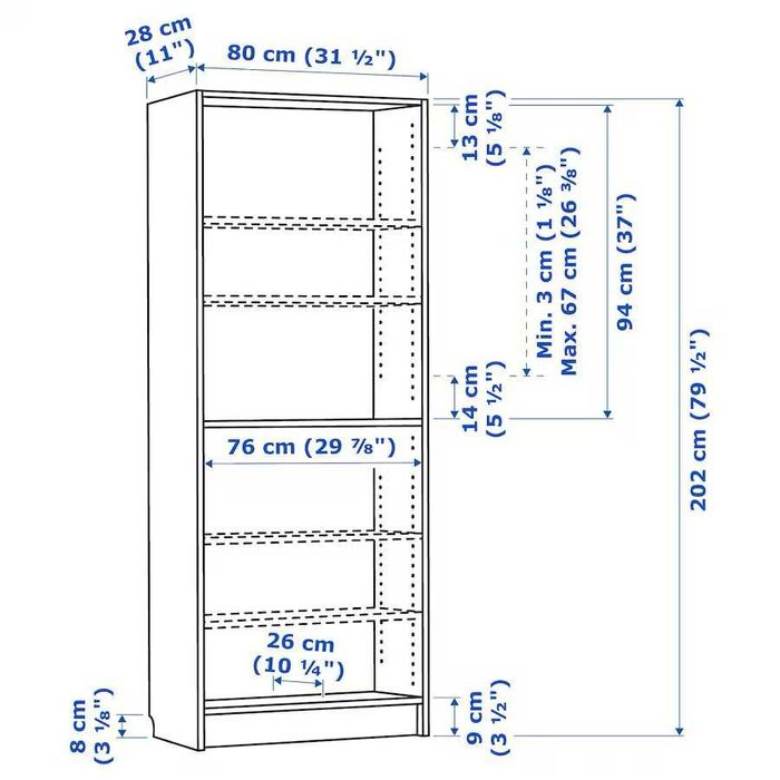 Biblioteca/dulap Billy Ikea