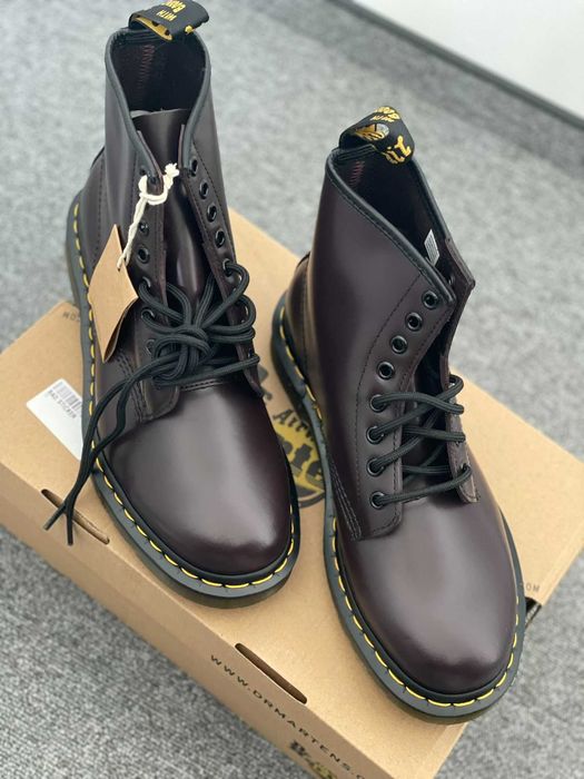 Dr. Martens Кубинки 1460 Burgundy Smooth