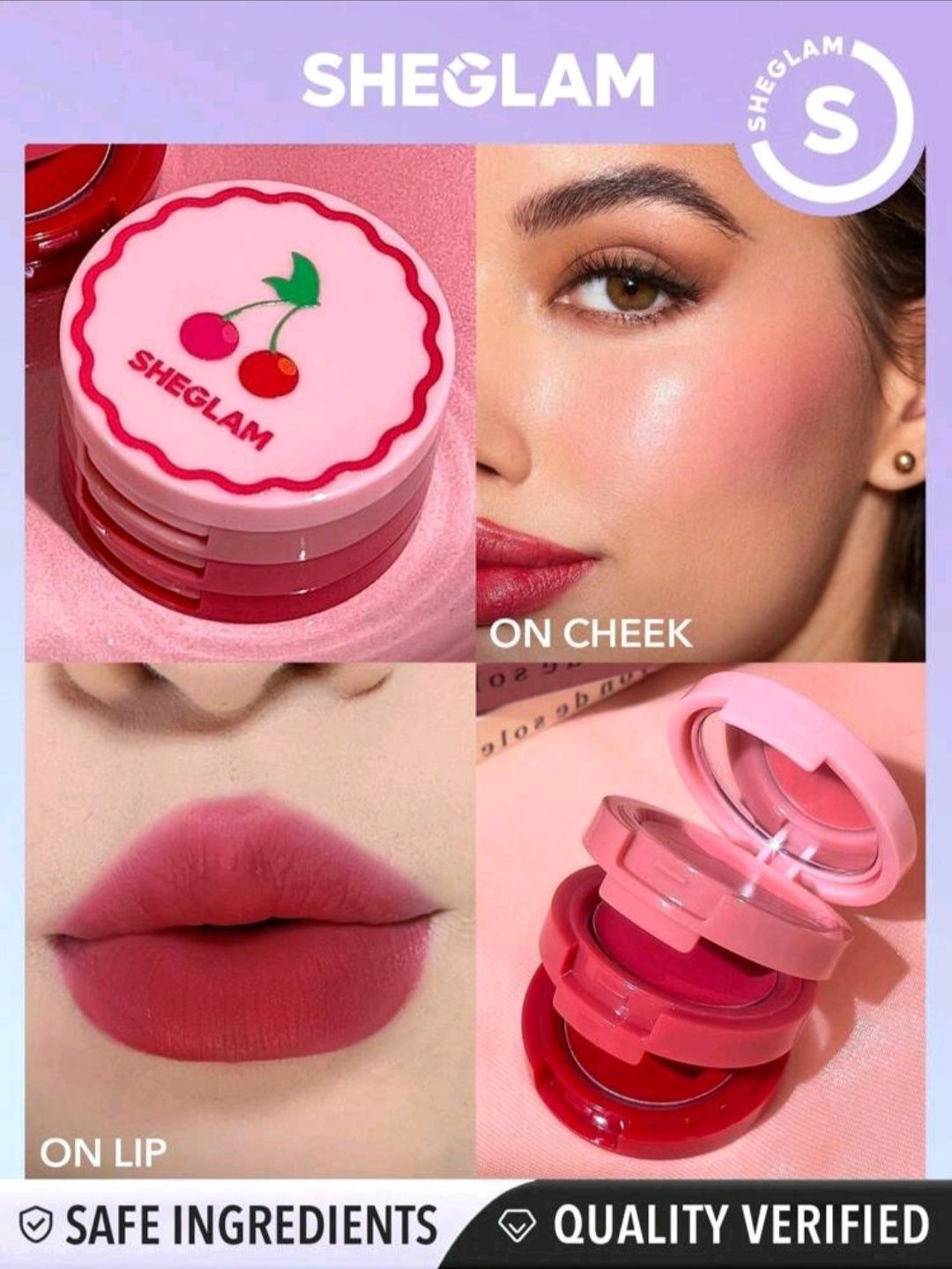 Sheglam cherry lip cream