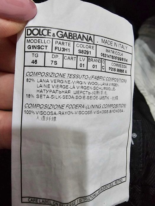 Sacou Dolce & Gabbana