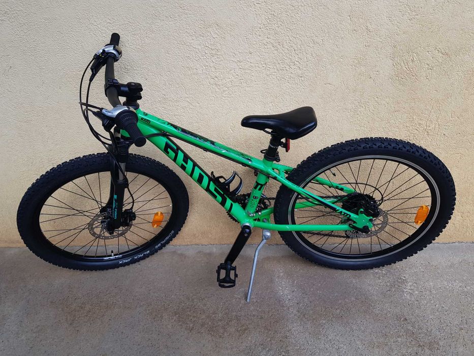 Bicicleta MTB, Ghost, aluminiu, frane hidraulice, roti pe 24"