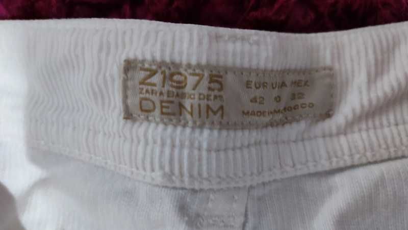 Pantaloni raiati zara basic denim