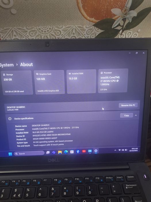 Vând sau schimb laptop tacsscreen