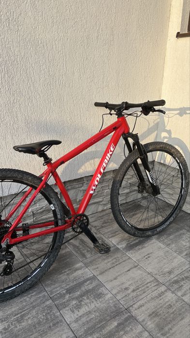 Bicicletă MTB WolfBike, roți 29”, furcă și frâne Krayton, model 2022