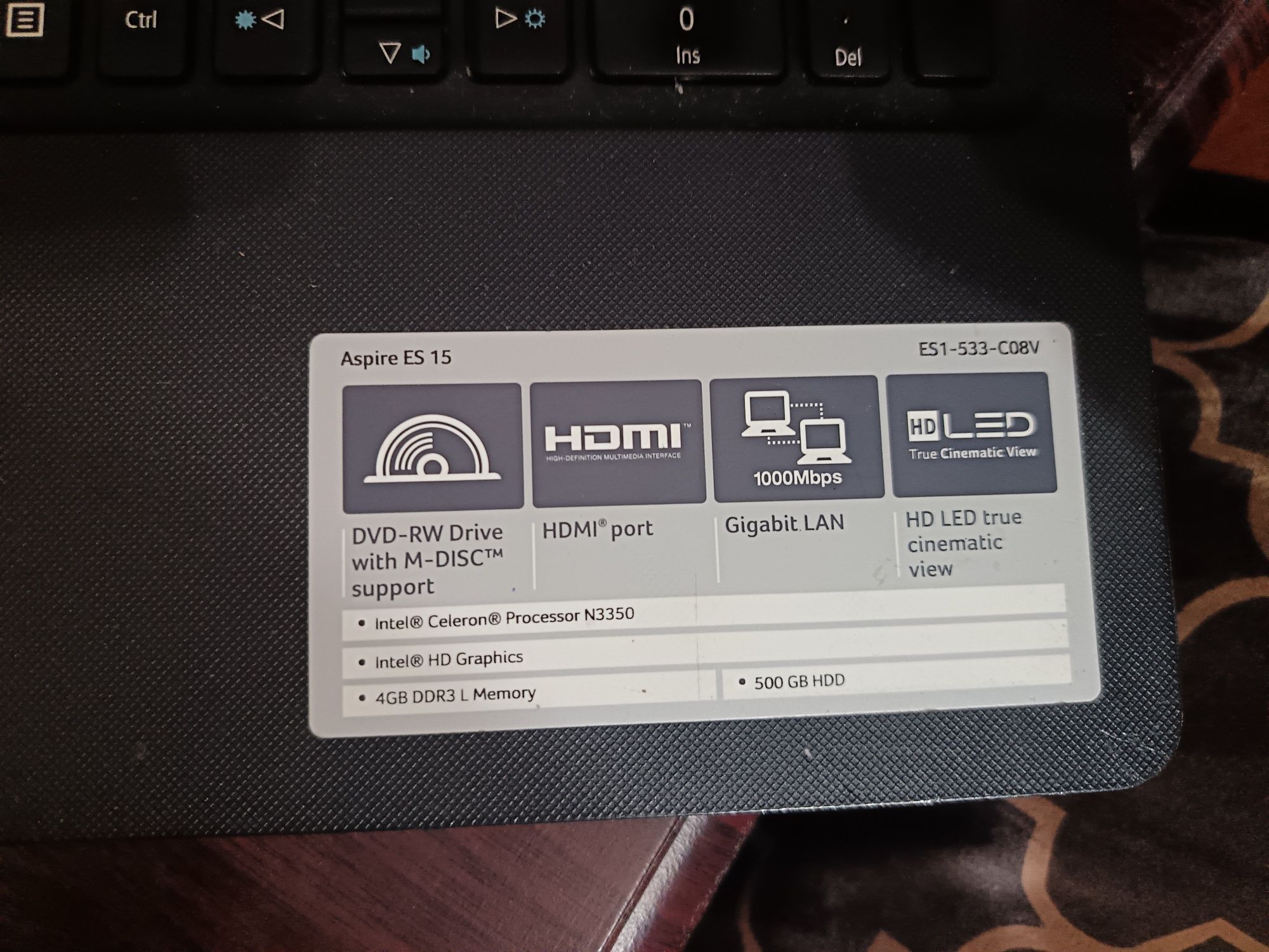 Продаётся ноутбук ACER б/у