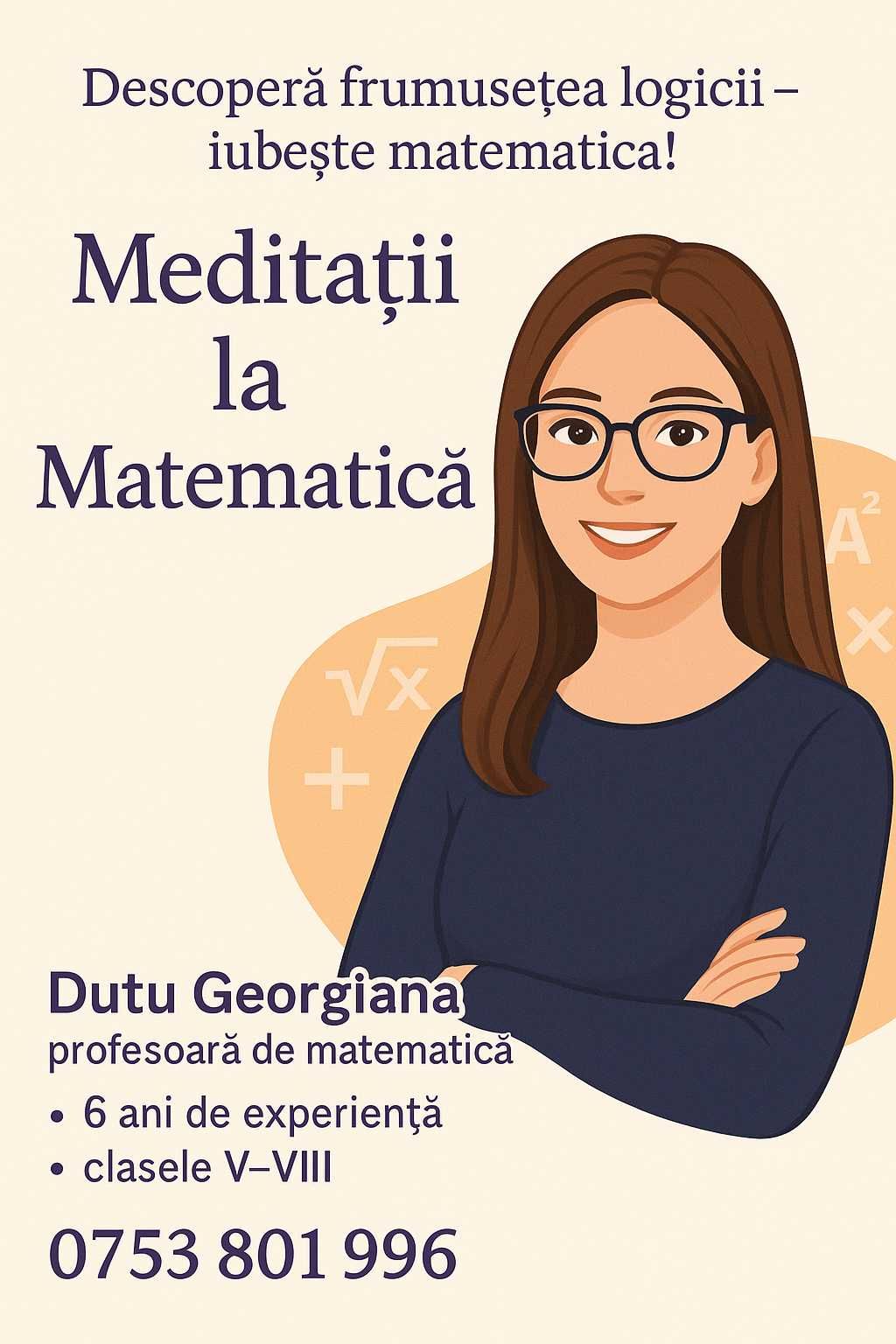 Meditații la Matematica- Rezultate Vizibile,Explicații pe Înțeles!