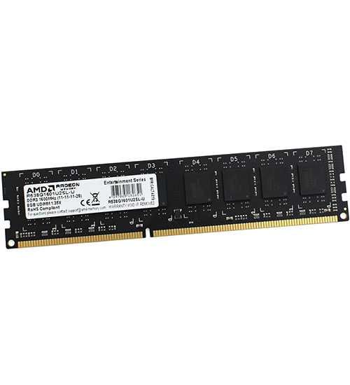 Модуль памяти AMD Radeon, DDR3L, 8 GB DIMM 1.35V 1600MHz CL11