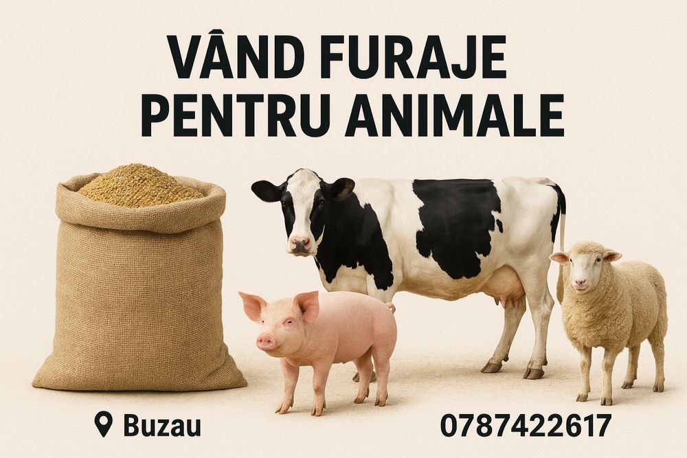 Vand furaje , granule pentru animle
