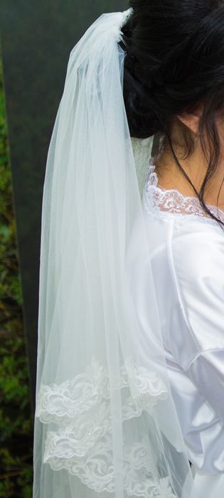 Rochie mireasa cu voal mediu