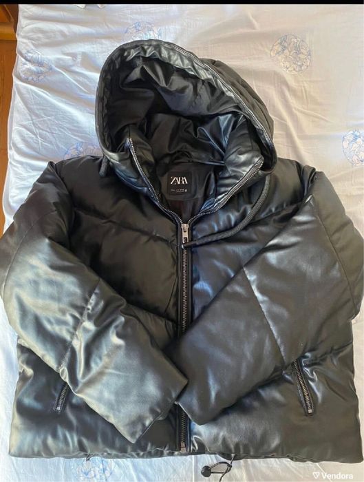 Кожено яке зара мерно