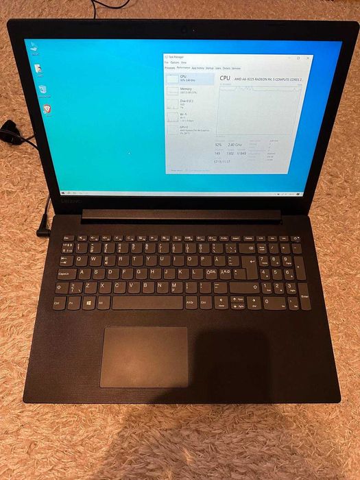 Laptop Lenovo 8 GB Ram SSD 256 Gb Bateria tine 2 3 ore 15 inch