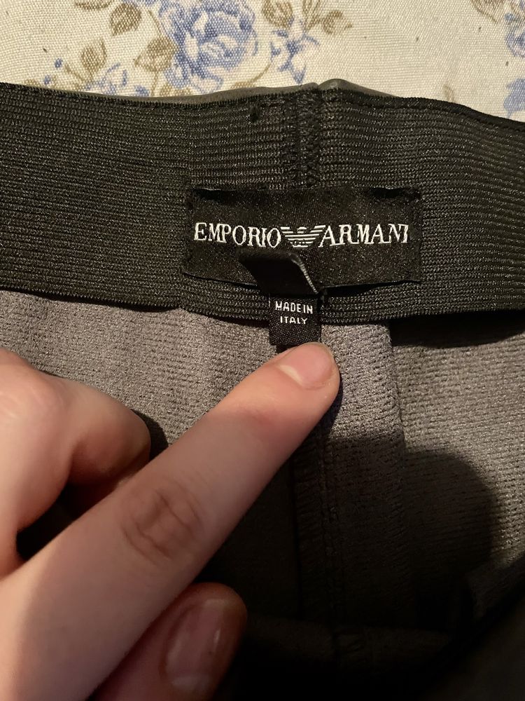 Дамски кожен клин Emporio Armani