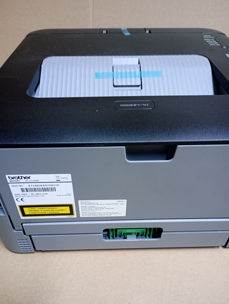 Монохромен лазерен принтер Brother двустранен печат + паке12бр.касети