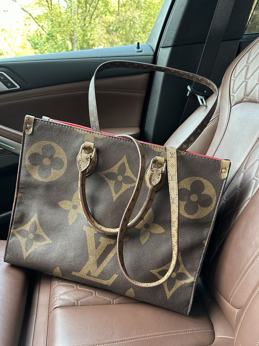 Чанта Louis Vuitton OnTheGo GM Monogram Reverse Giant Canvas