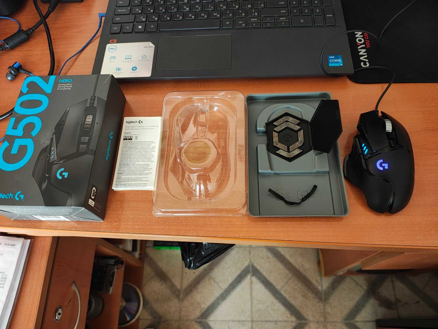 Геймърска мишка Logitech G502 HERO