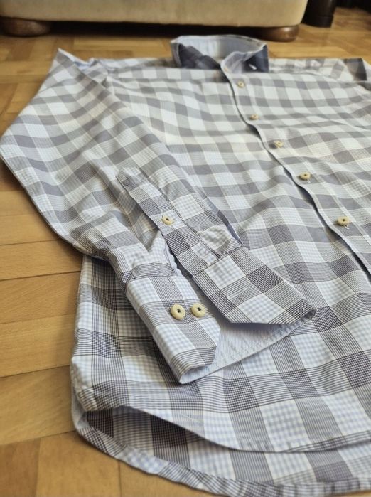 Cămașă de lux Stenströms, Bărbați, Twofold Super Cotton - 39