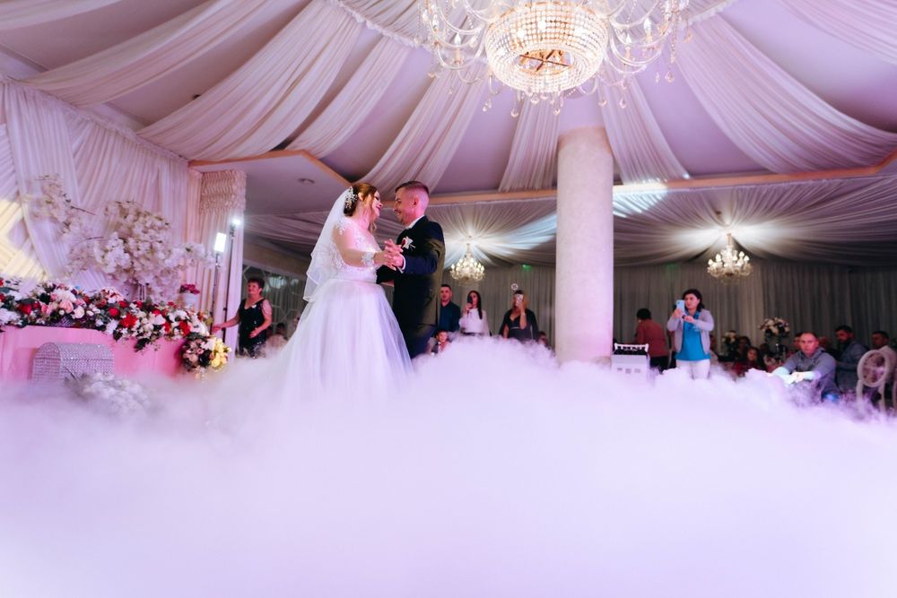 Fum greu cabina foto gheata carbonică artificii