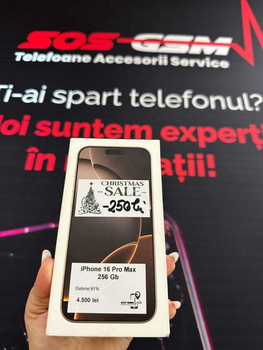 Apple iPhone 16 PRO MAX 256GB / 91% Baterie