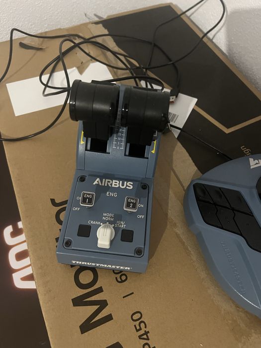 Airbus tca quadrant and joystick thrustmaster