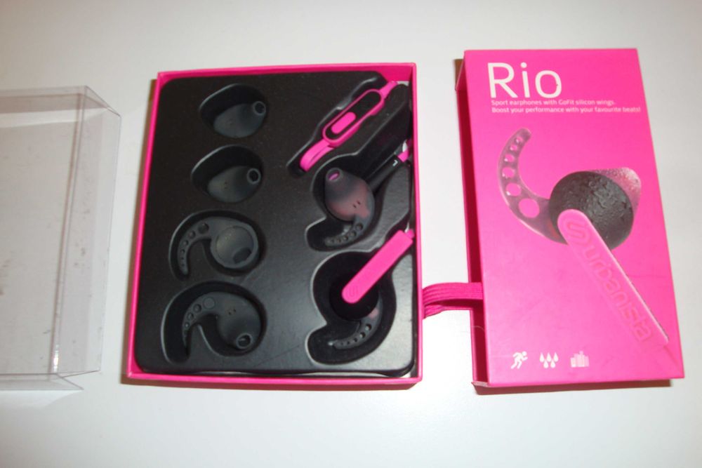 Casti Rio pentru sportivi casti microfon hands free rezistente apa